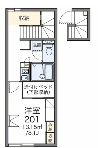 レオパレスエヴァンスの間取り