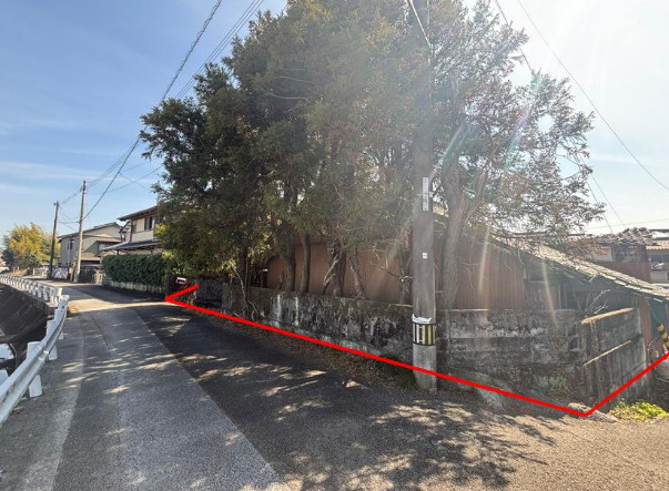 「田園風景が広がる立地」高知市大津乙　売地　建築条件無し