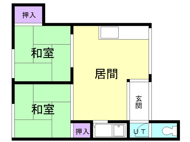 武田アパートの間取り
