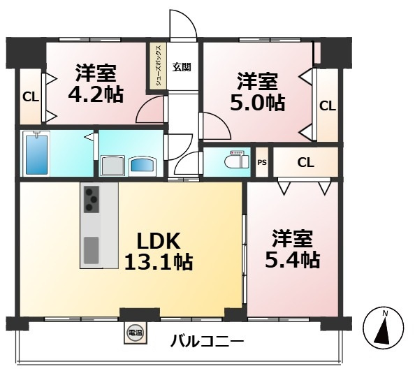 【間取り】 | シティライフ空港南2