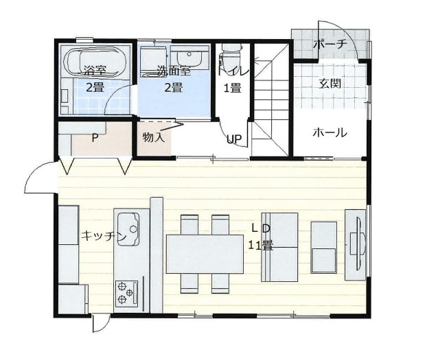 上富井戸建の間取り|戸建　ペット