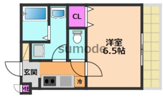 プルメリア東正雀の間取り