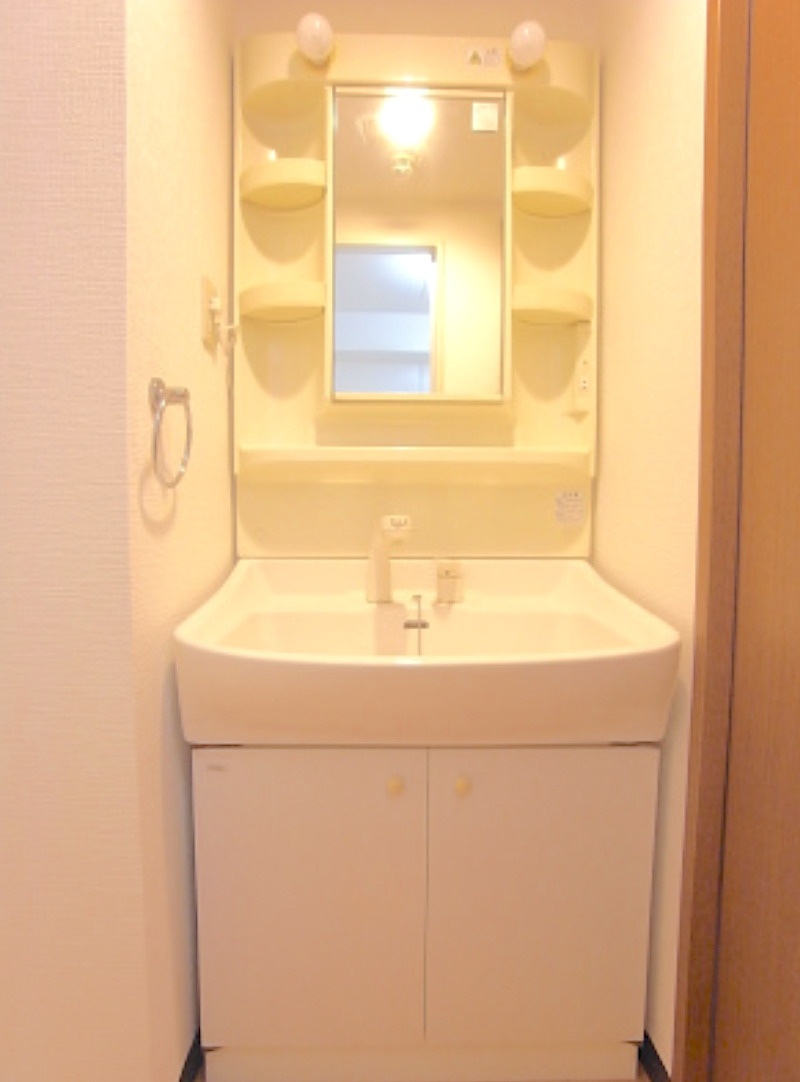 文京区本郷２丁目の賃貸マンションの洗面所