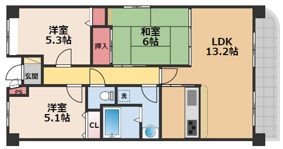 【間取り】 | ツインオークス