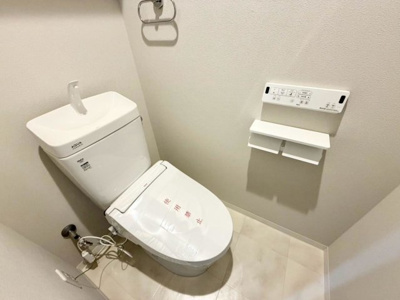 【トイレ】 | かもめ第２コーポ　１４号棟 | 温水便座洗浄便座ですので、寒い日も温かい便座で安心して使用していただけますよ！