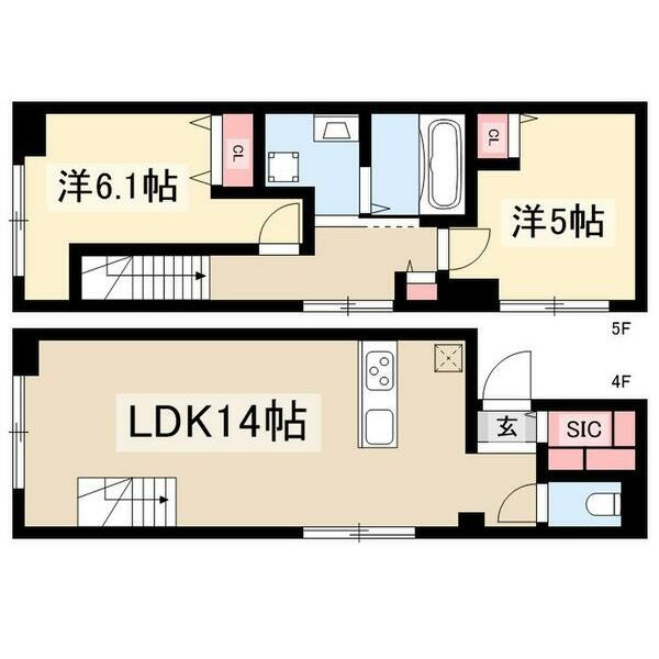 REFISIA太閤通の間取り