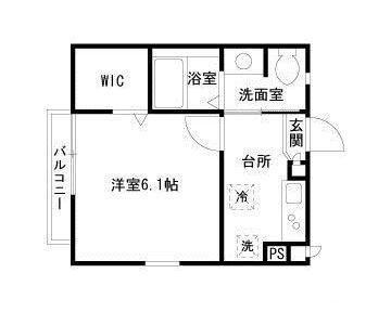 ハイツドルチェの間取り|間取りです。