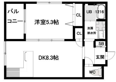 メゾンキコー田辺の間取り|メゾンキコー田辺　間取り