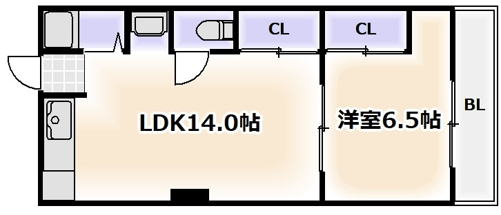 ウエキマンションの間取り
