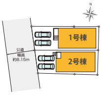 さいたま市大宮区三橋　34期　新築一戸建て　KEIAI　GRACE　02の区画図|2号棟
