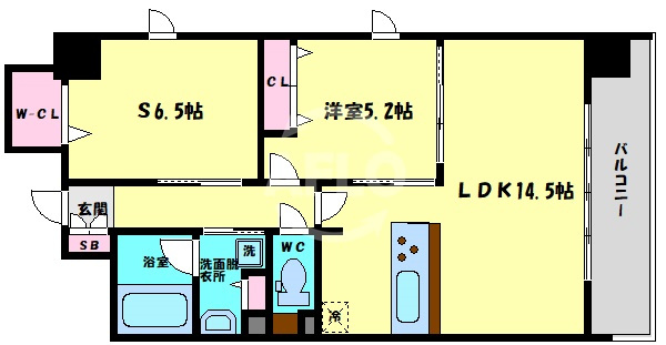 ル・セル上町台の間取り|ル・セル上町台　間取り