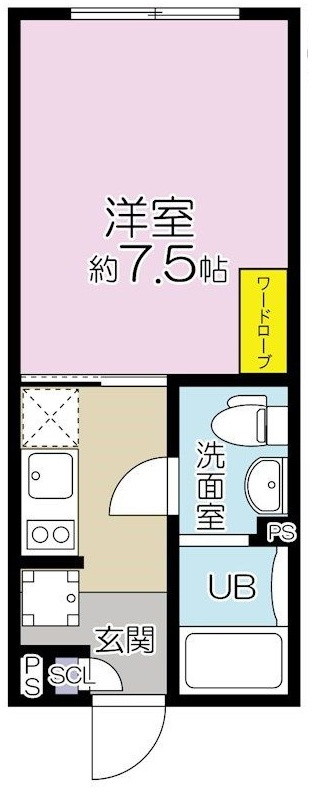 LAPiS下目黒の間取り|間取りです。