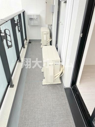 ドゥーエ日暮里Ⅲのバルコニー