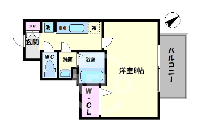 ララプレイス天王寺シエロの間取り|ララプレイス天王寺シエロ　間取り