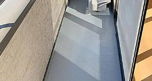 住宅倶楽部３号棟のバルコニー
