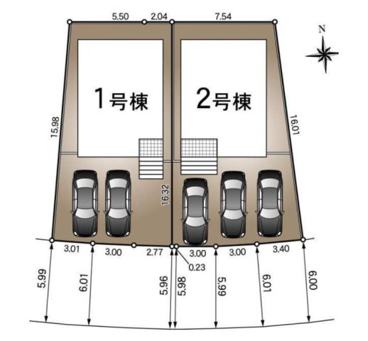 【区画図】 | 瀬戸市八幡台３丁目109-1『仲介料無料』新築戸建て | 2号棟
