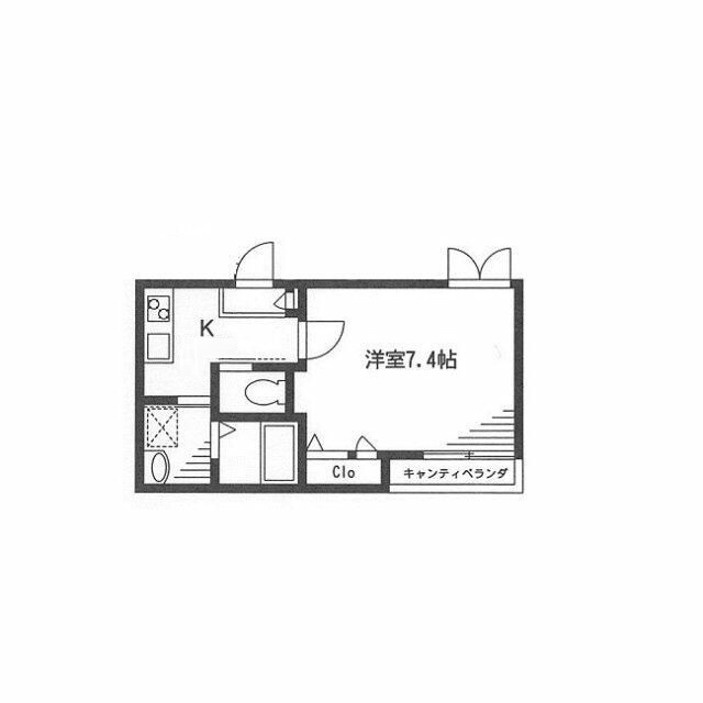 エシール中十条の間取り|間取りです。