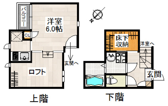 ＣＢ指扇ジラソーレの間取り