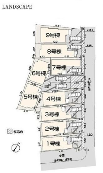 【区画図】 | ご家族様のプライベート空間が確保できる素敵な間取りです。また敷地ゆったりですので、おうち時間を楽しむのにもぴったりですね♪