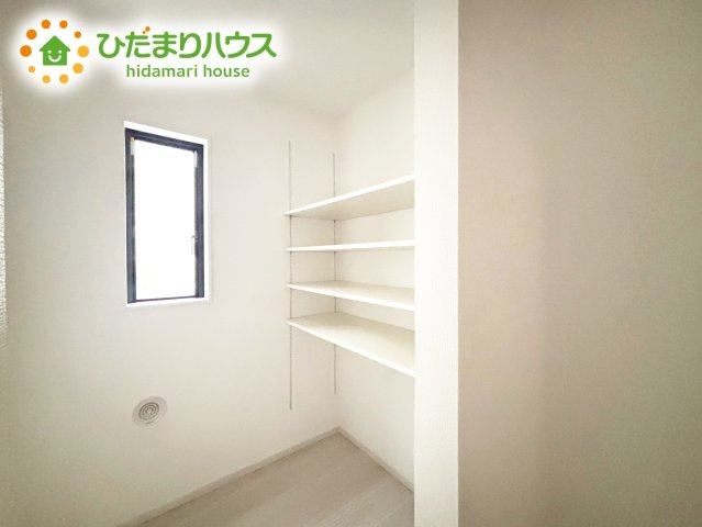 【収納】 | ひたちなか市平磯遠原町1期　新築戸建 | パントリー完備で散らかりがちなキッチン回りもラクラクお片付けできちゃいます！(*^-^*)