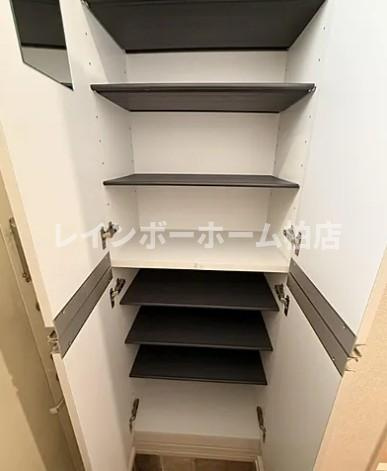 特典：仲介手数料が50％OFFです‼の収納|玄関のシューズボックスです
