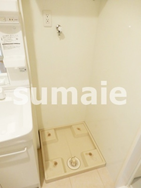 はっぴいえんどの洗面所|室内洗濯機置き場です。