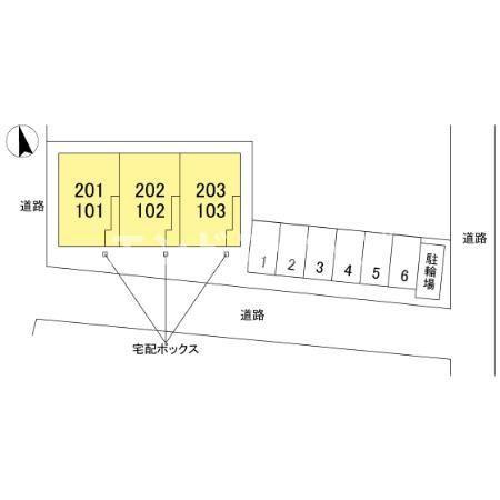 Σresidence紅雲町の区画図|高崎、前橋のお部屋探しはエンドスケープまで！お客様の理想お聞かせ下さい♪