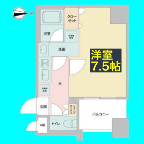 APEX名古屋栄Premier Lifeの間取り