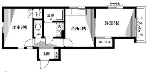 メゾン五香の間取り