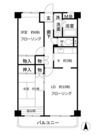 ルミエールドゥ加平の間取り