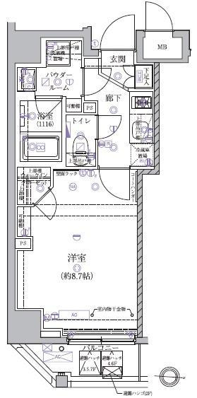 アルテシモ オアゾの間取り