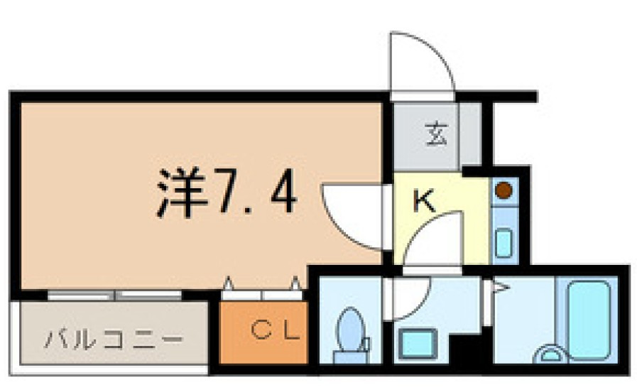 ビルクリバラの間取り