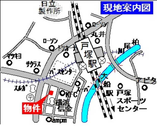 Ｗｅｓｔ　Ｖｉｌｌａｇｅの地図|人気の戸塚駅徒歩４分