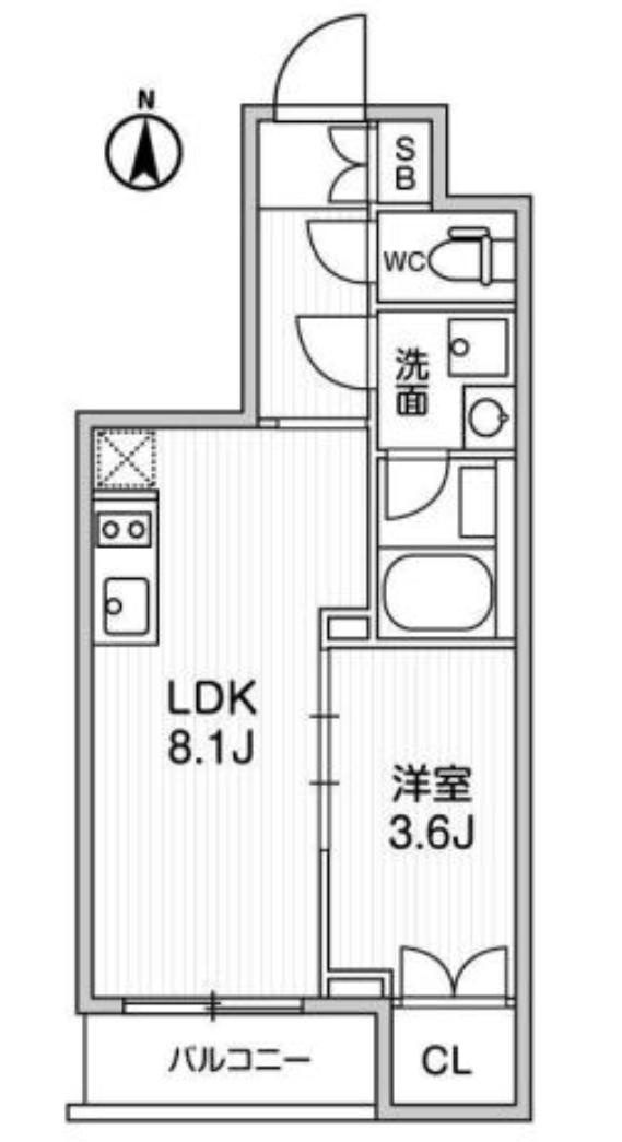 ＡＬＴＥＲＮＡ　ＫＡＭＥＩＤＯ Ⅲの間取り