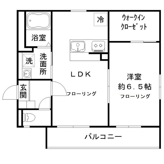 エルム月島の間取り|間取りです。