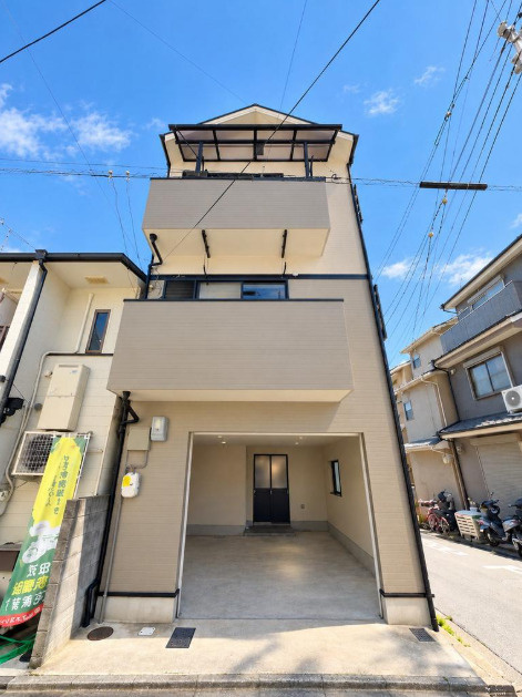 田村備前町の前面道路含む現地写真