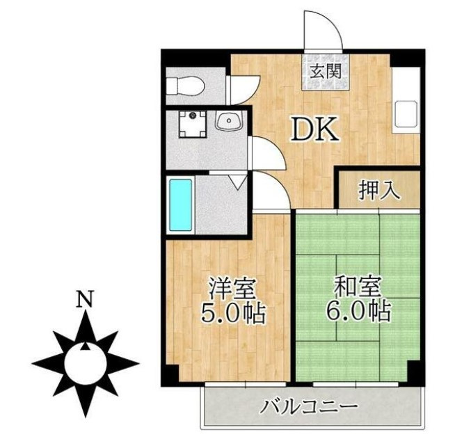 ＭＡＮＳＩＯＮ　ＳＡＴＯ　猫実の間取り