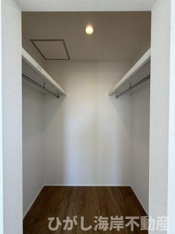 茅ヶ崎市西久保　新築戸建　全４棟の収納|ウォークインクローゼット