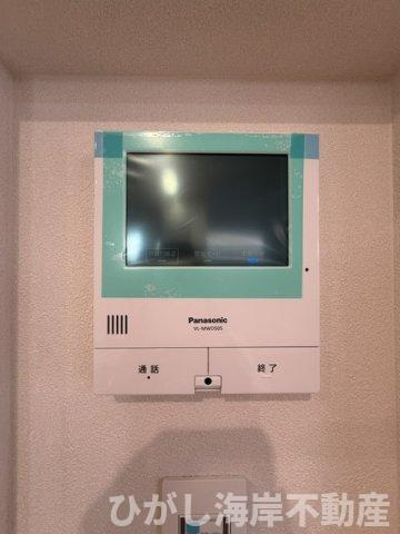 茅ヶ崎市西久保　新築戸建　全４棟のセキュリティ|TVモニター付きインターフォン