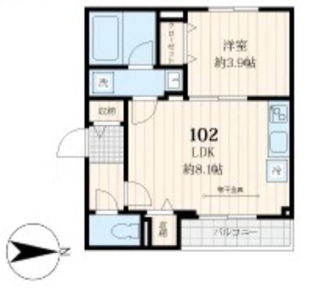 ｃａｓａ　ｅｓｔａｔｅ（カーサ　エスターテ）の間取り