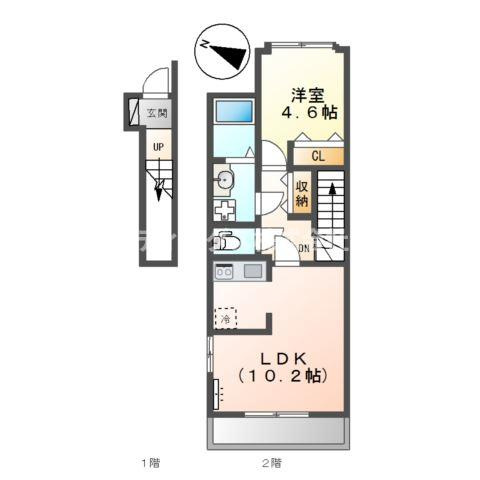 メゾン・マリカ（Maison Marika）の間取り