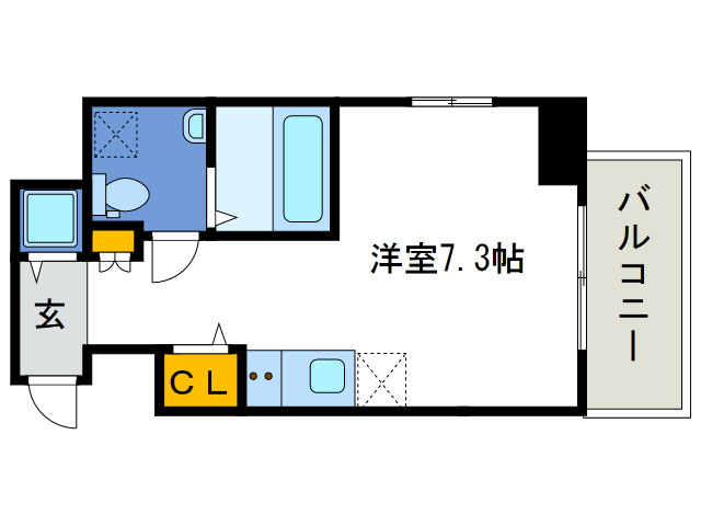 ベルエ難波西の間取り
