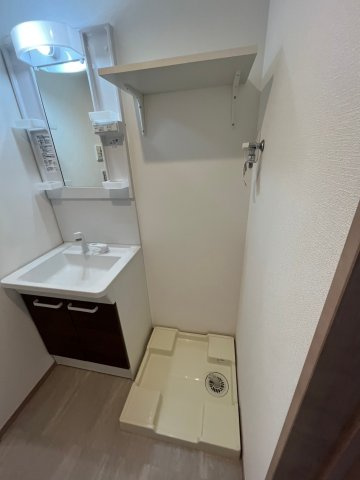 クロシェット大和の洗面所