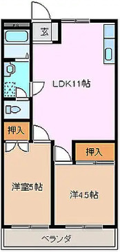 満室！亀山市川崎町 一棟アパートの間取り