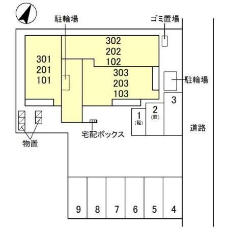 D-Grande弥生の区画図