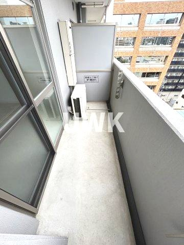 名古屋市西区那古野２丁目の賃貸マンションのバルコニー