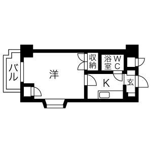 メゾンベルクレール中津の間取り