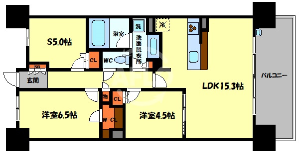 S-FORT大阪同心の間取り|S-FORT大阪同心　間取り