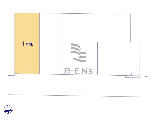 【区画図】 | 練馬区高松６丁目　新築戸建て　１号棟 | 光が丘駅徒歩5分の立地に全5棟が誕生です
