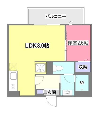 ＫＥＩＡＩ ＲＥＳＩＤＥＮＣＥ 清瀬Ⅴの間取り